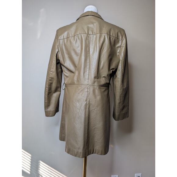 Vintage Leather Blazer Jacket - Picture 4 of 8